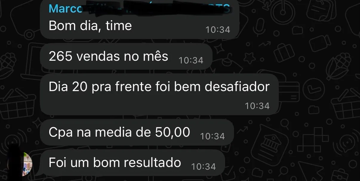 Depoimento de aluno do Funil Escala Local Ads
