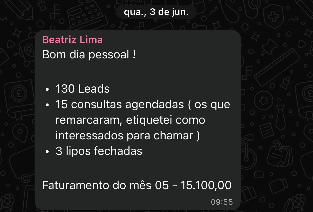 Depoimento de aluno do Funil Escala Local Ads